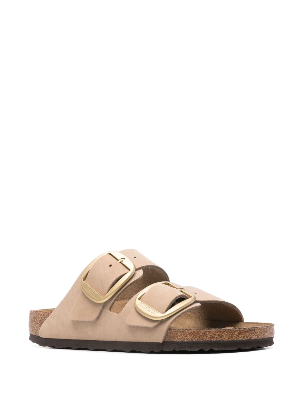 Birkenstock Arizona slippers met gesp - Beige