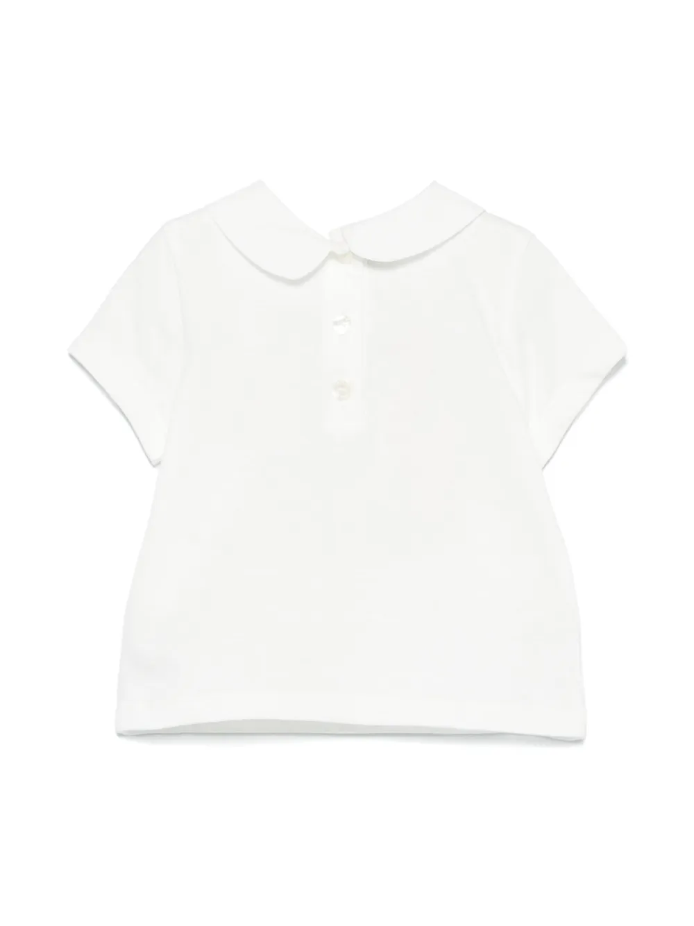 Fendi Kids T-shirt met geborduurd logo Wit