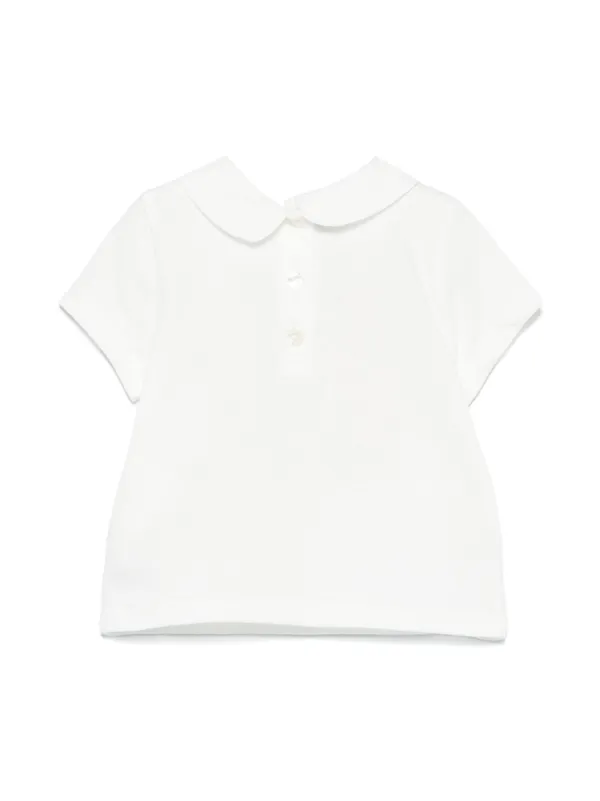 Fendi Kids embroidered-logo T-shirt White FARFETCH PH