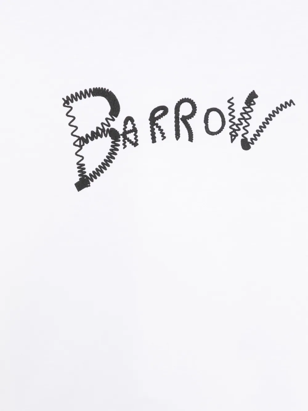Barrow kids T-shirt met logoprint Wit