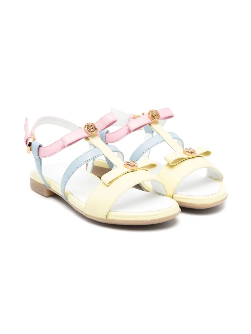 Versace Kids Medusa Head sandalen Geel