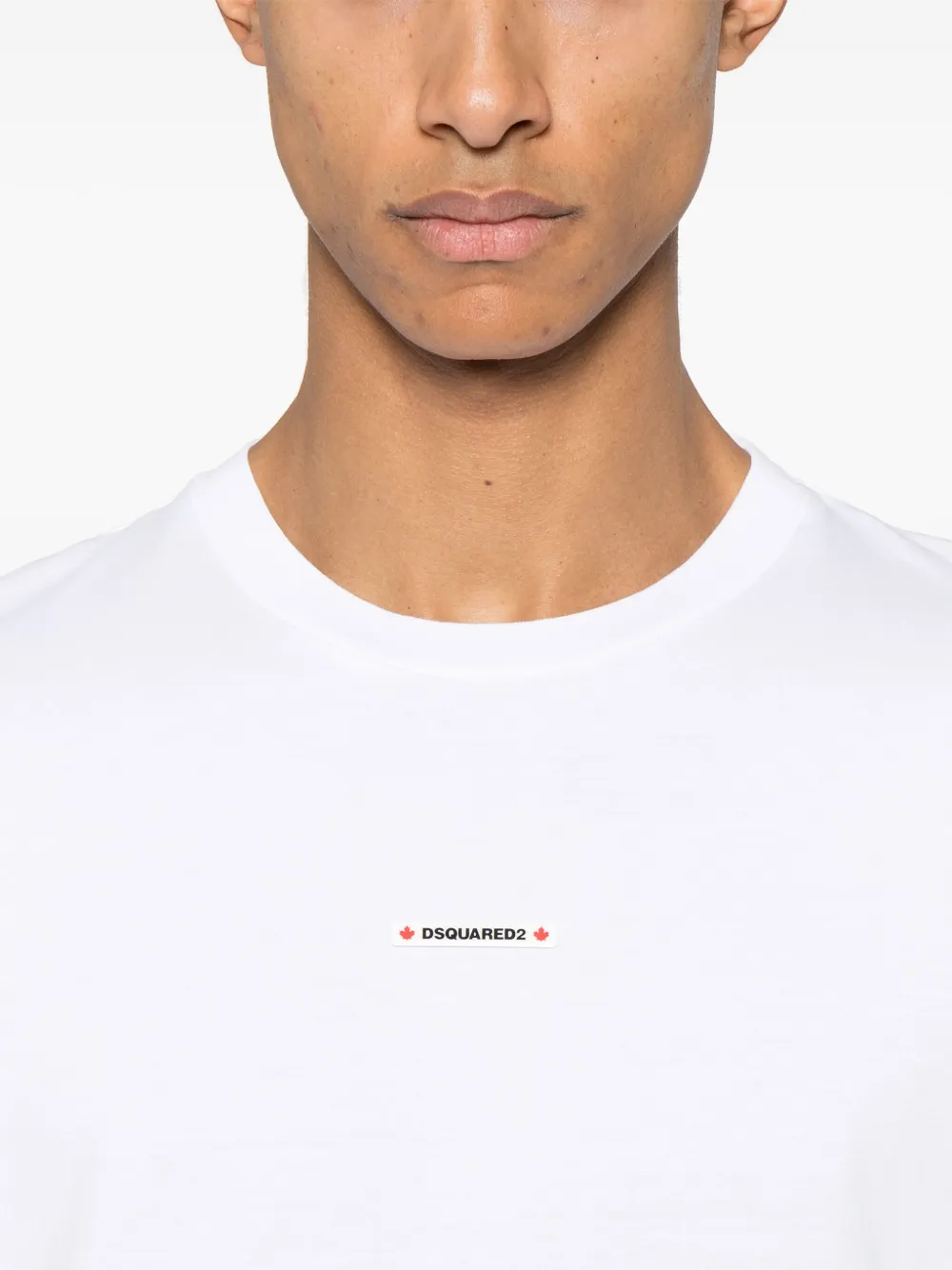 DSQUARED2 T-shirt met logo Wit