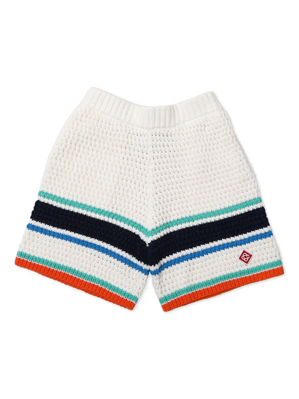 CASABLANCA KIDS Gehaakte shorts Wit