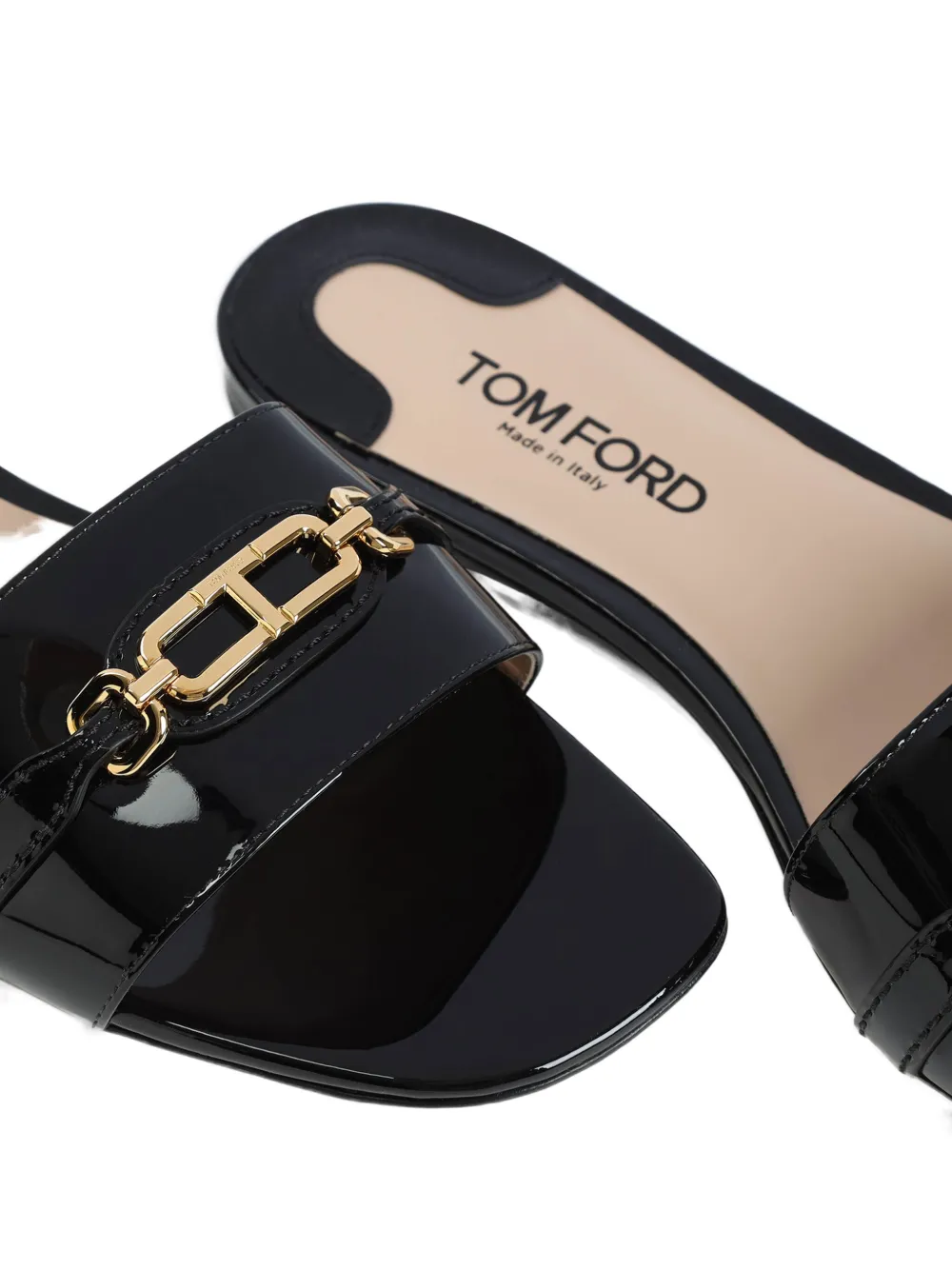 TOM FORD Whitney slippers Zwart