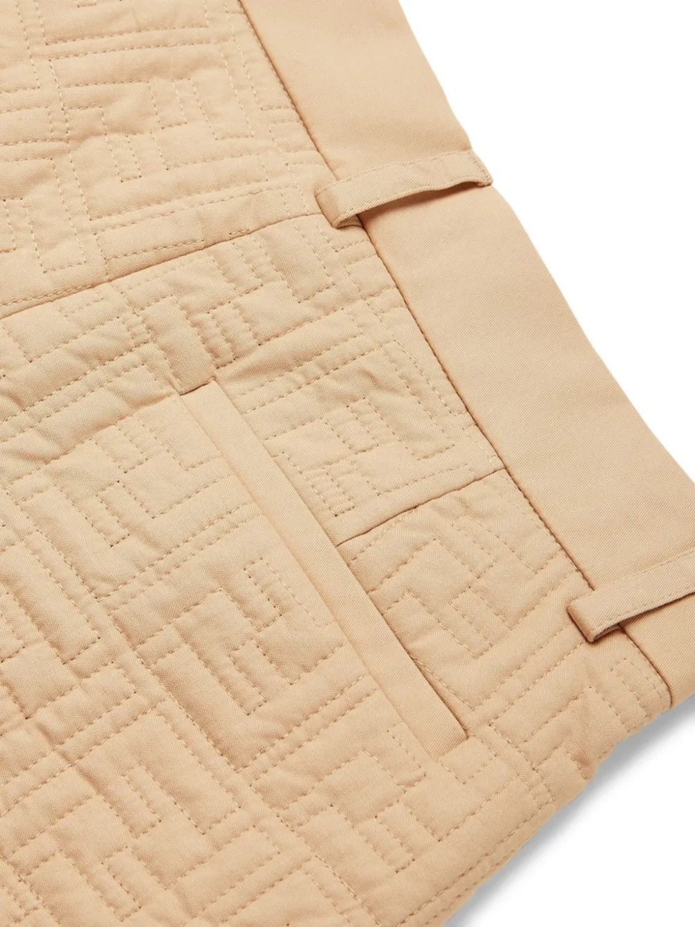 Fendi Kids Shorts met monogram Bruin
