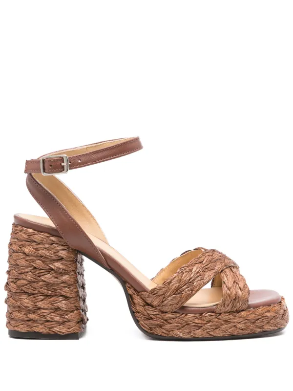 Castañer 90mm Valeriette Sandals Brown FARFETCH PH