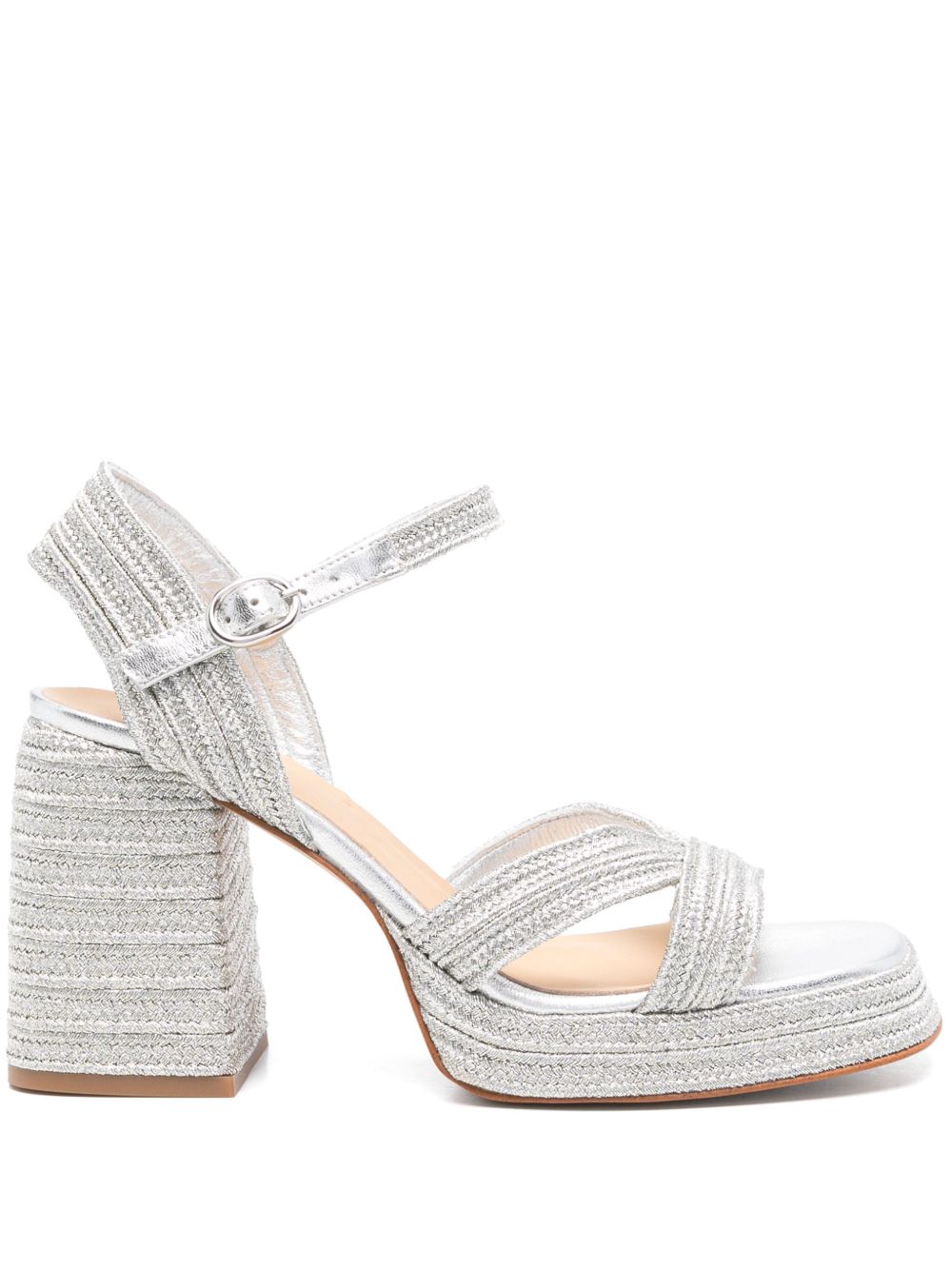 Castañer 90mm Valle sandals - Grey