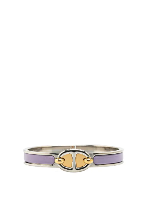 Hermès Pre-Owned 20th Century Enamel Mini Clic Chaine d'Ancre Bracelet PM costume bracelet