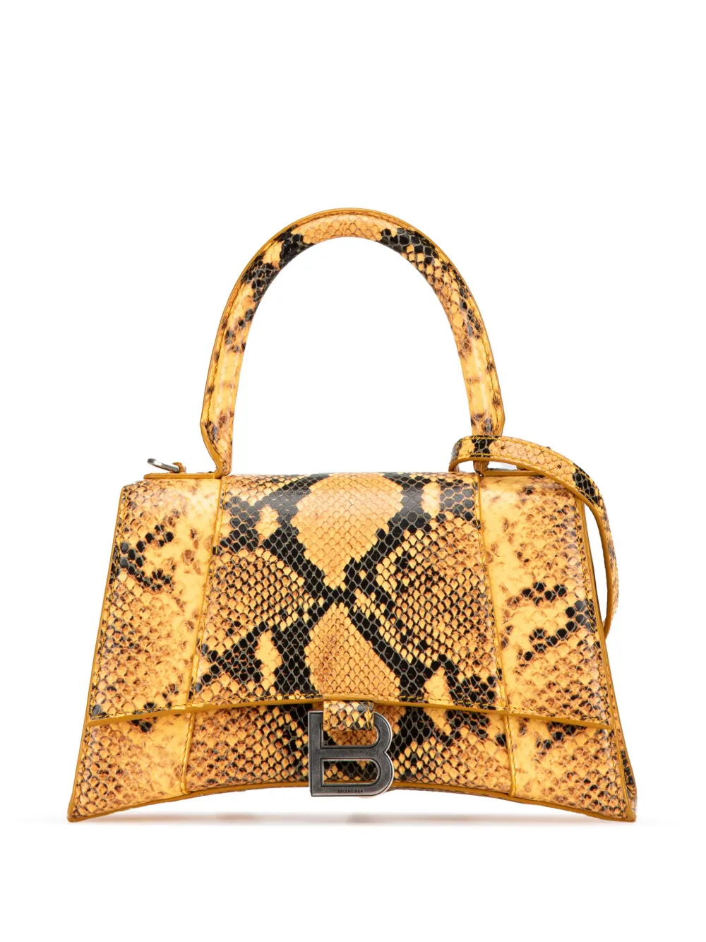 2001-2024 Small Python Embossed Hourglass Top Handle Bag satchel