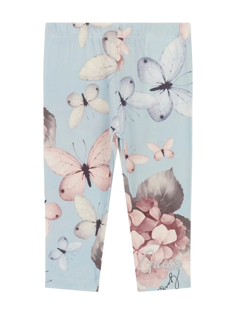 guess kids Twee broeken met logoprint Roze