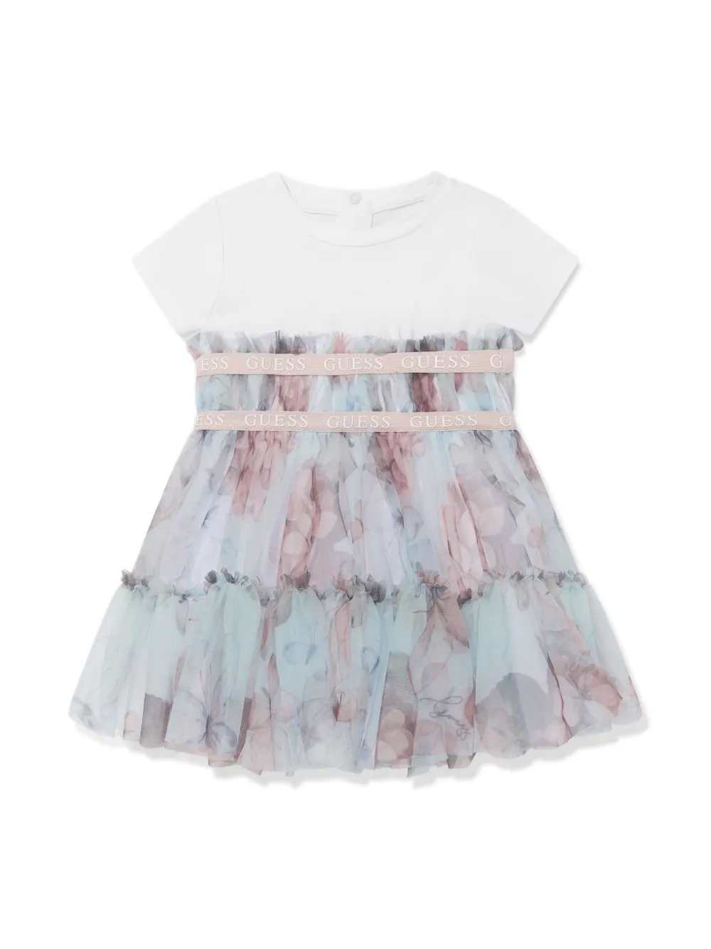 guess kids flared mini dress - Wit