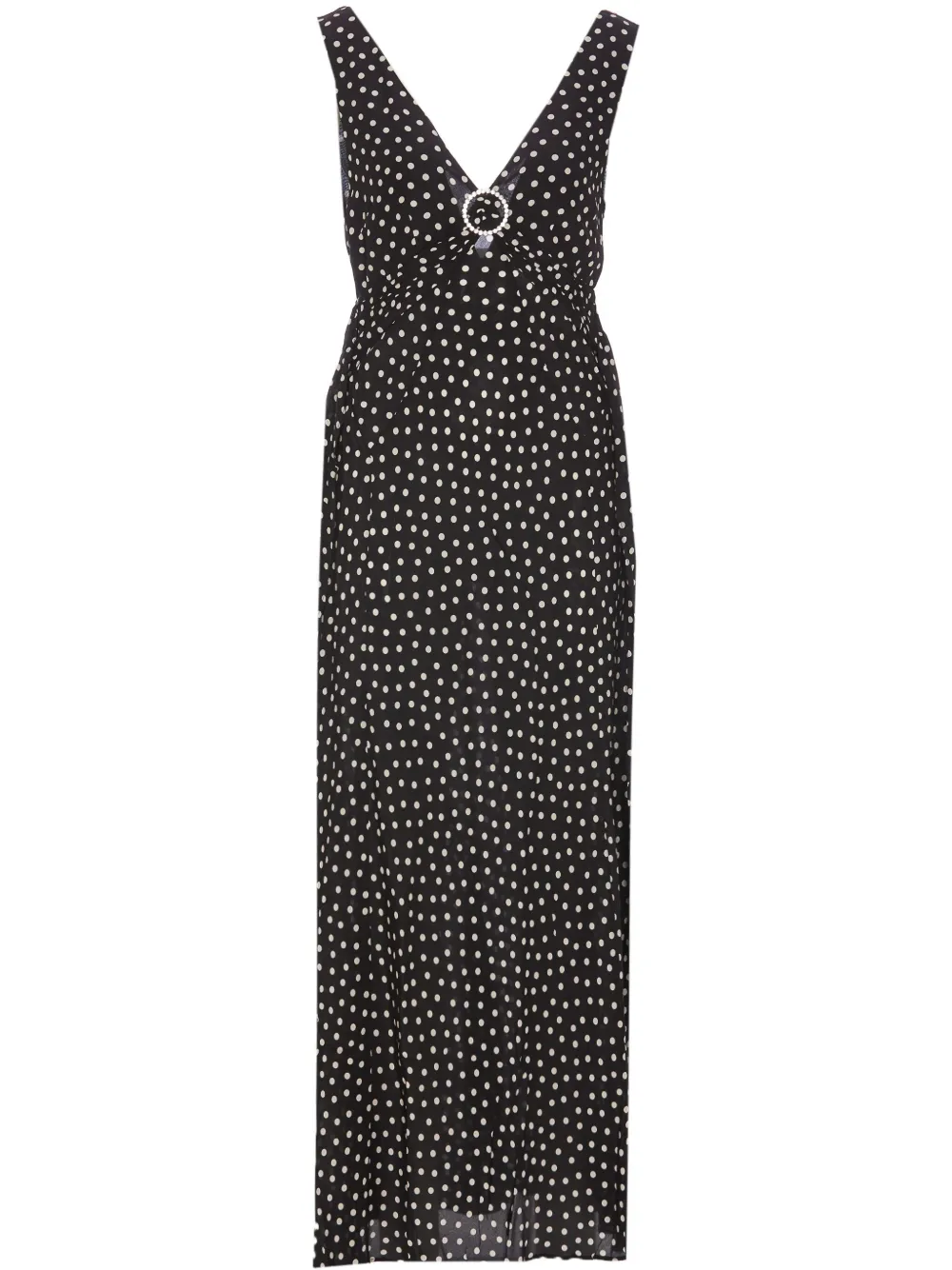 Rixo polka dot dress | Black | Image 1