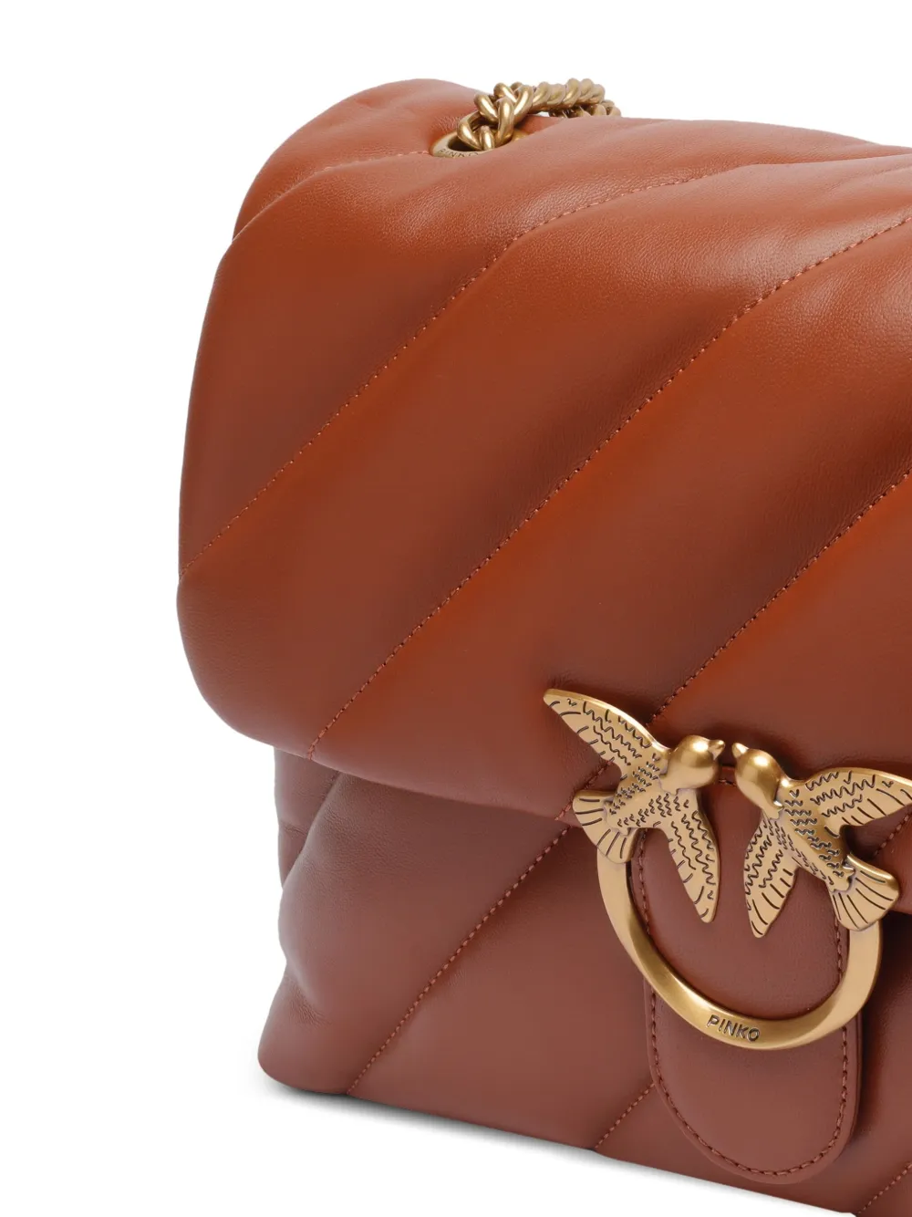 PINKO BIG LOVE PUFF SHOULDER BAG 