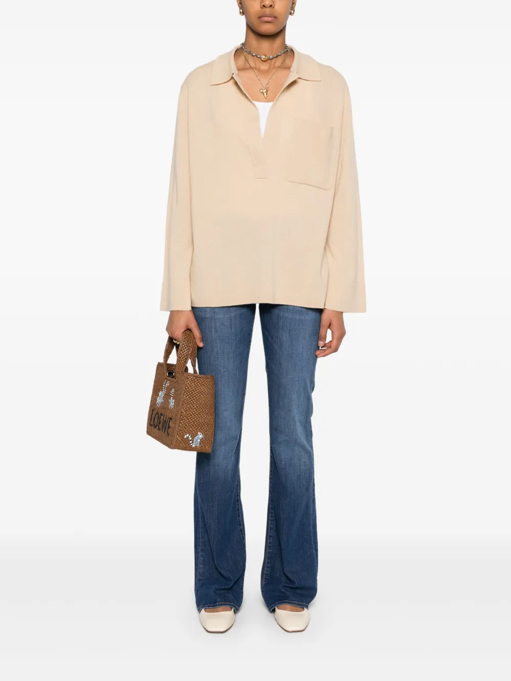 Allude suéter con abertura en el cuello | Suéteres | Image 2