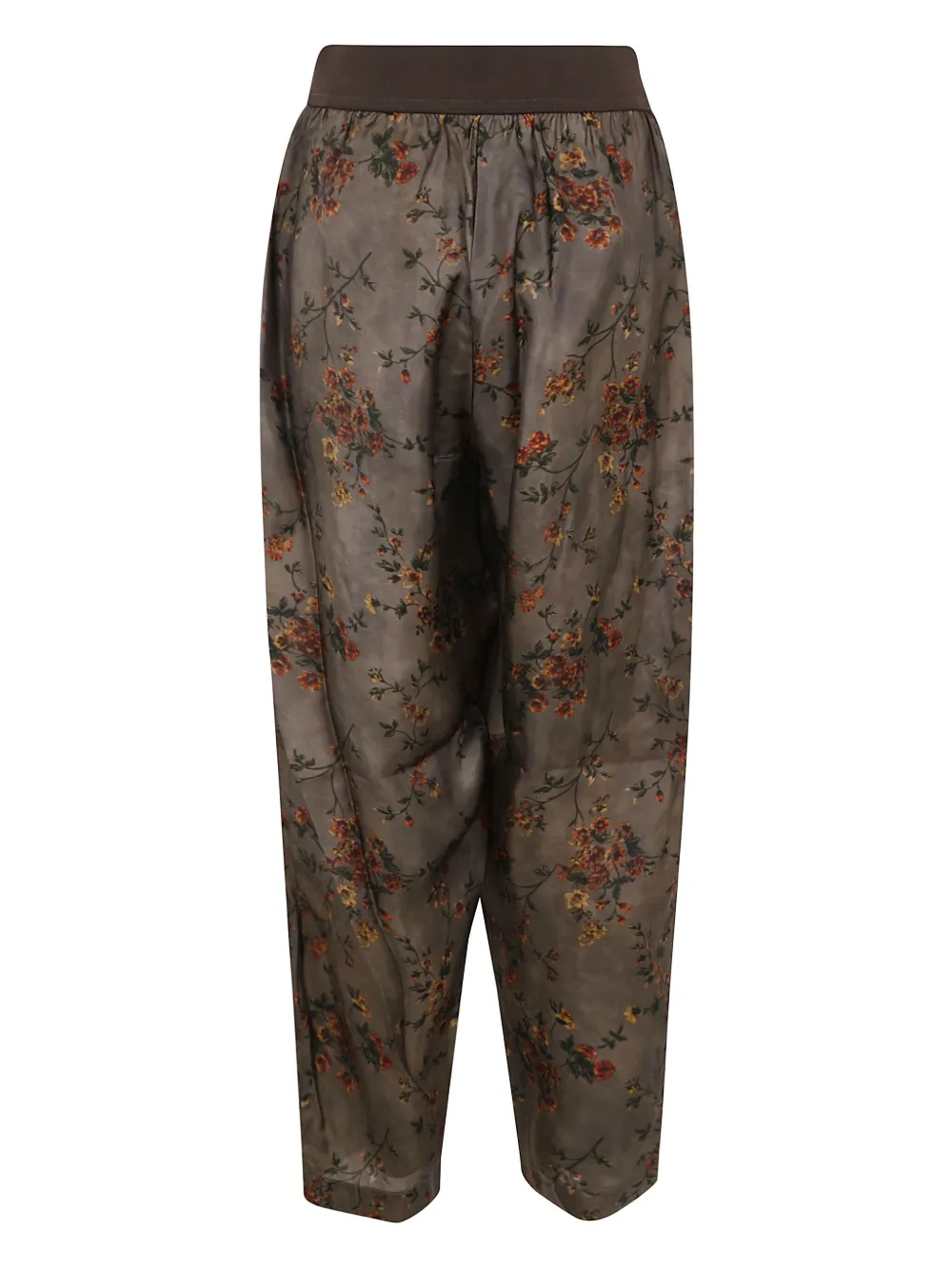 Uma Wang floral-print trousers - Bruin
