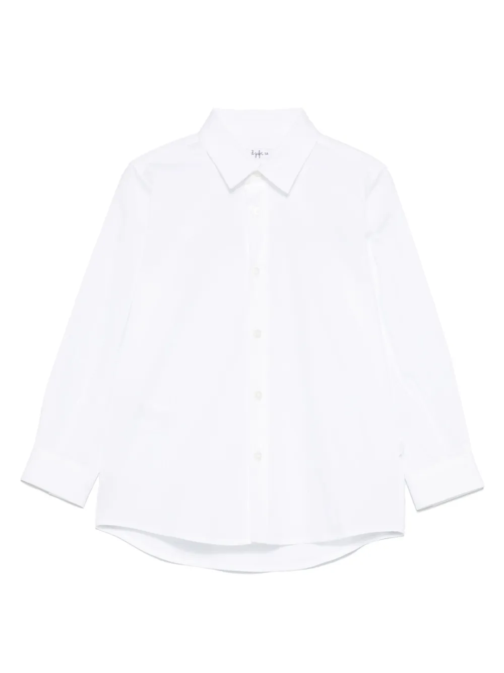 Il Gufo Popeline shirt Wit