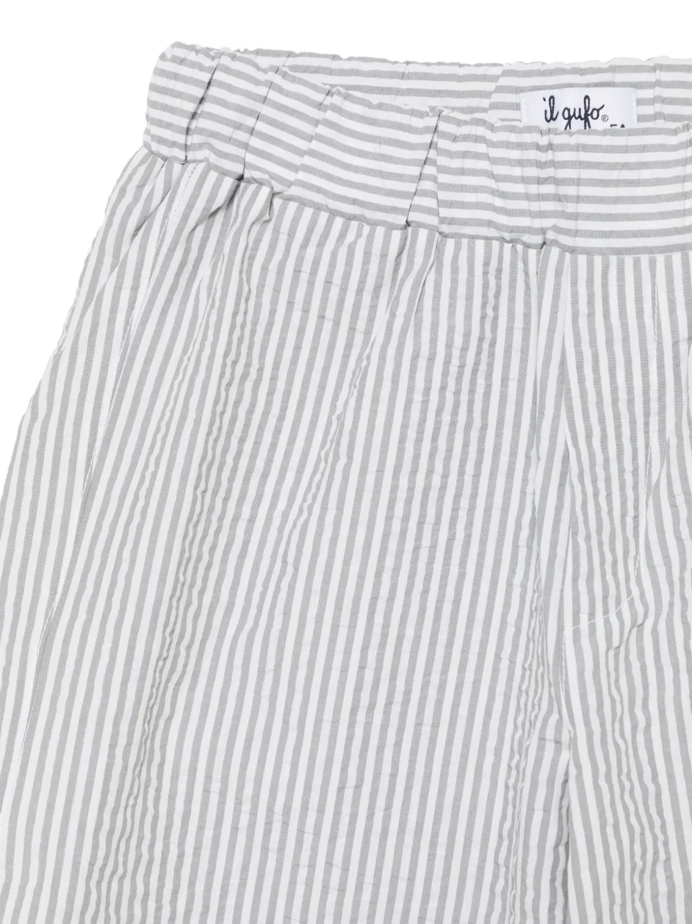 Il Gufo Katoenen T-shirt en shorts Wit