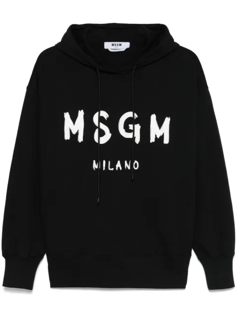 MSGM logo-print hoodie
