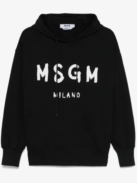 MSGM logo-print hoodie