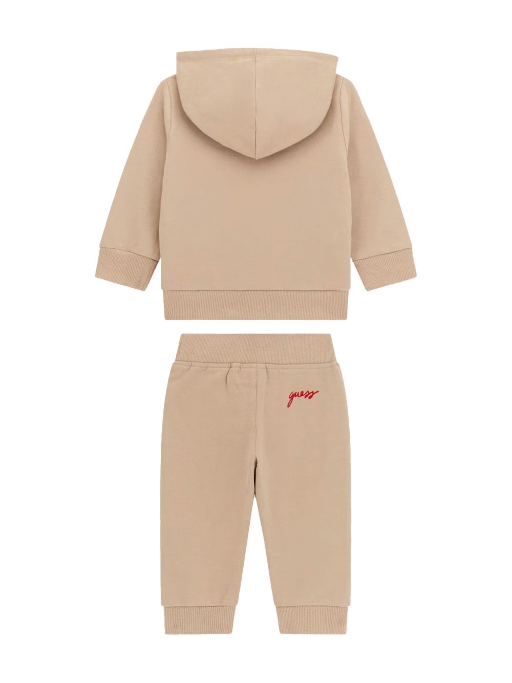 guess kids bear-motif tracksuit - Beige