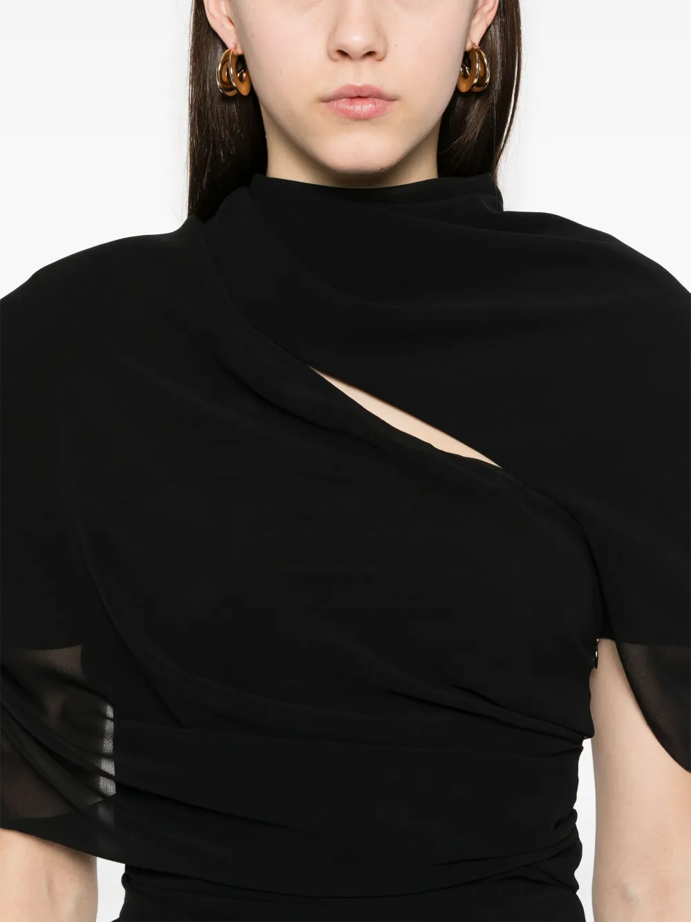 Jacquemus La Robe Castagna mini-jurk Zwart