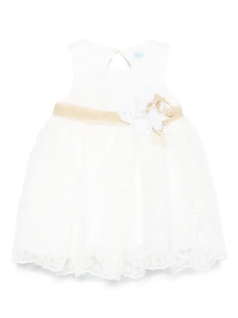 Abel & Lula floral-embroidered dress