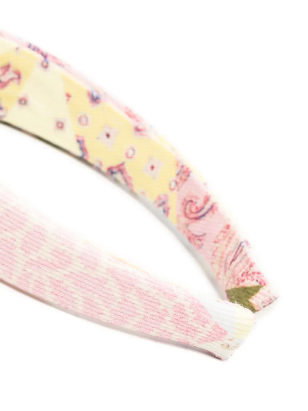 ETRO KIDS Haarband met bandanprint - Geel