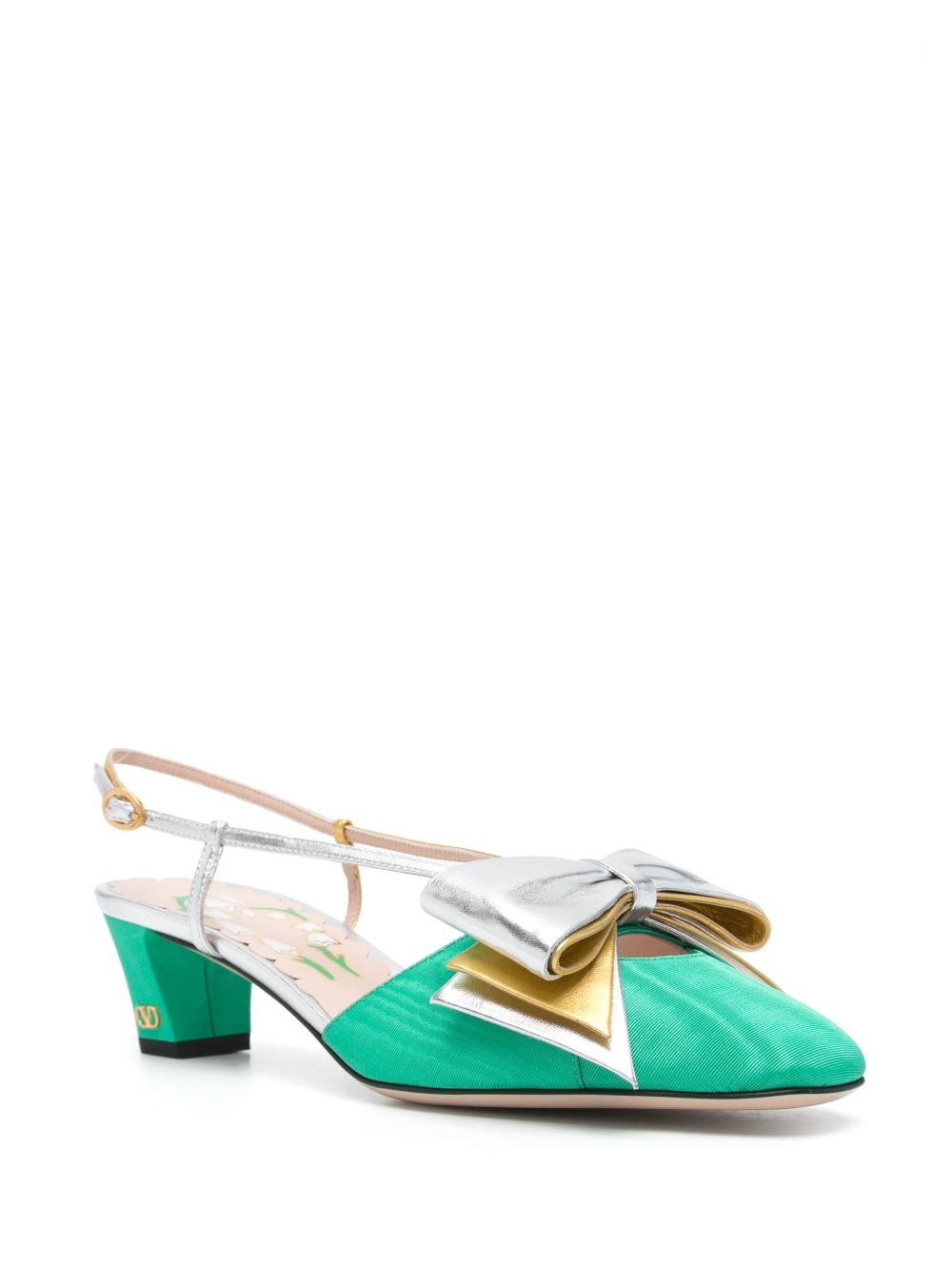 Valentino Garavani 45mm Bowow pumps - Groen