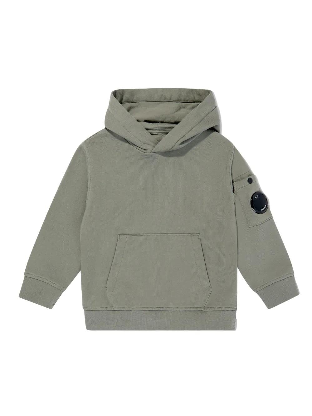 C.P. Company Kids Katoenen hoodie Groen