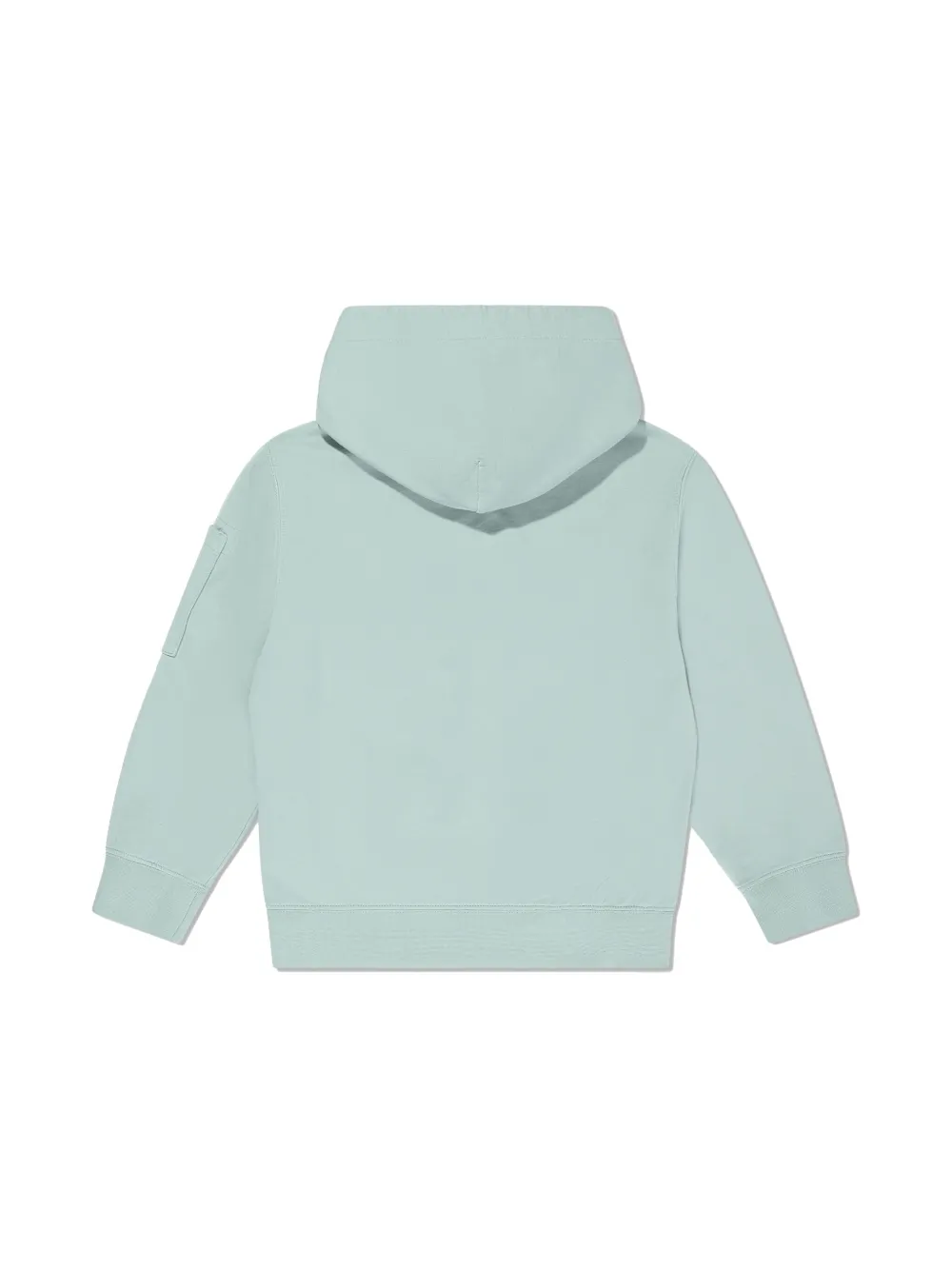 C.P. Company Kids Katoenen hoodie met logo - Groen