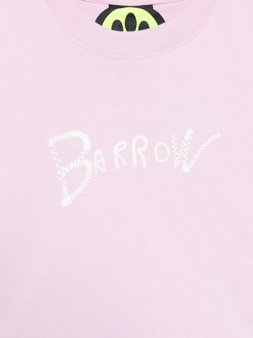 Barrow kids T-shirt met logoprint Roze