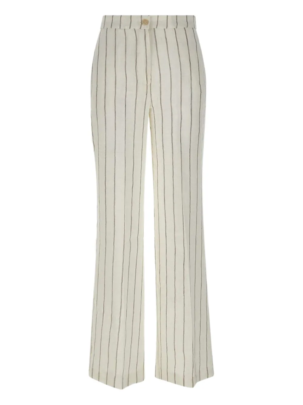 kaos striped straight-leg trousers | White | Image 1
