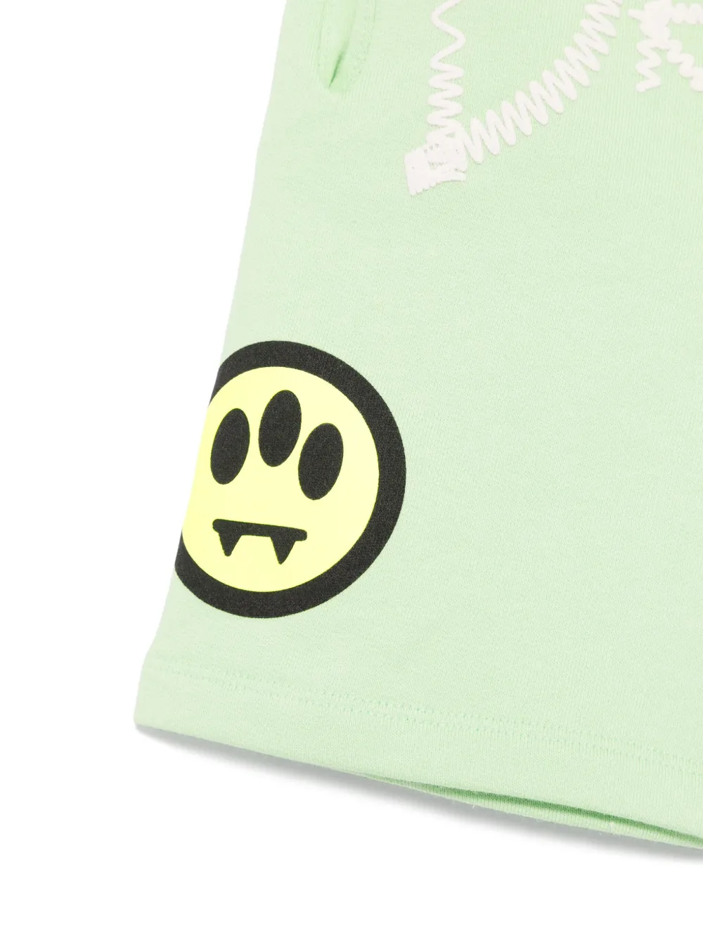 Barrow kids Shorts met logo Groen