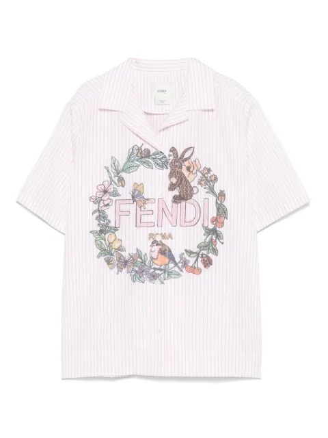 Fendi Kids logo-print shirt