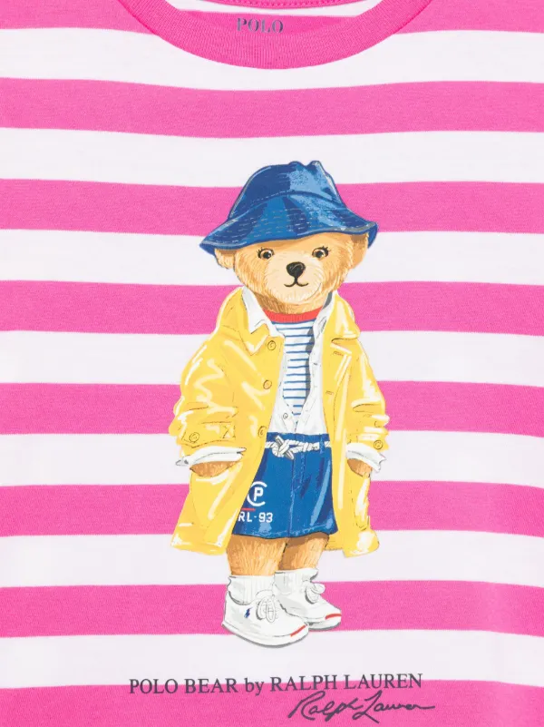 ★Polo Ralph Lauren★コットンPolo Bear Tシャツ（Pink/Blue） 28163399_57792444_600.jpg
