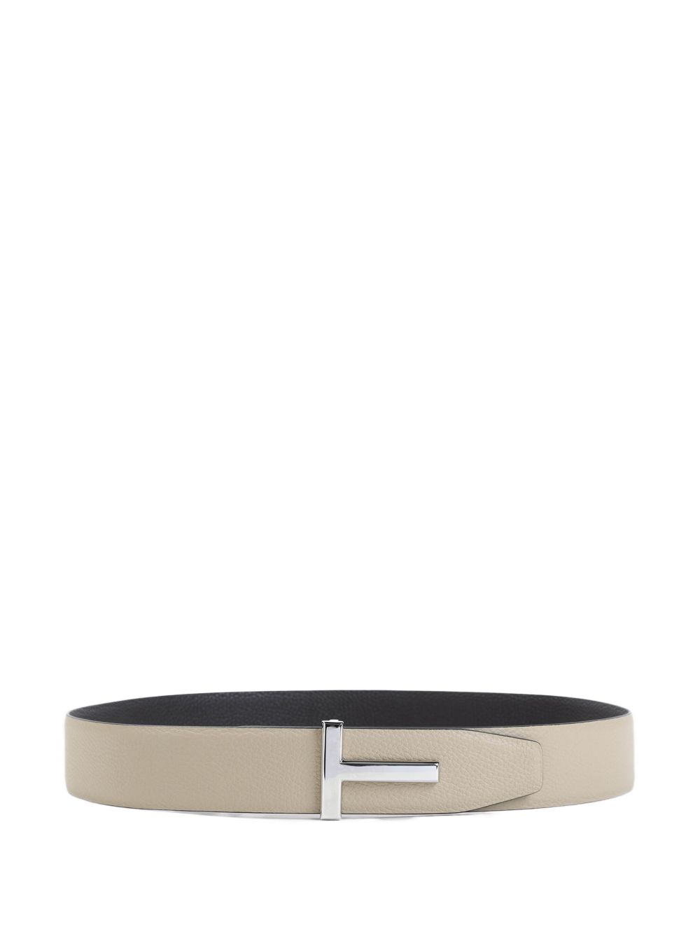 TOM FORD Leren riem Beige