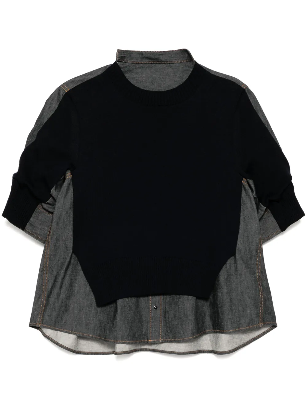 sacai top con paneles | azul | Image 1