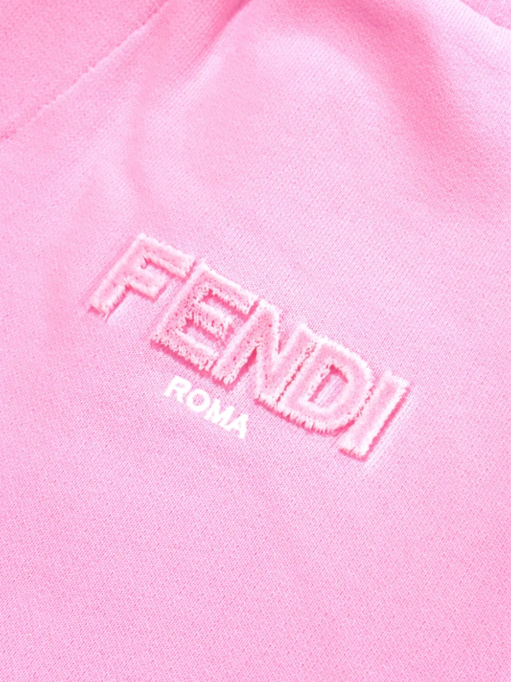 Fendi Kids Broek met logo Roze