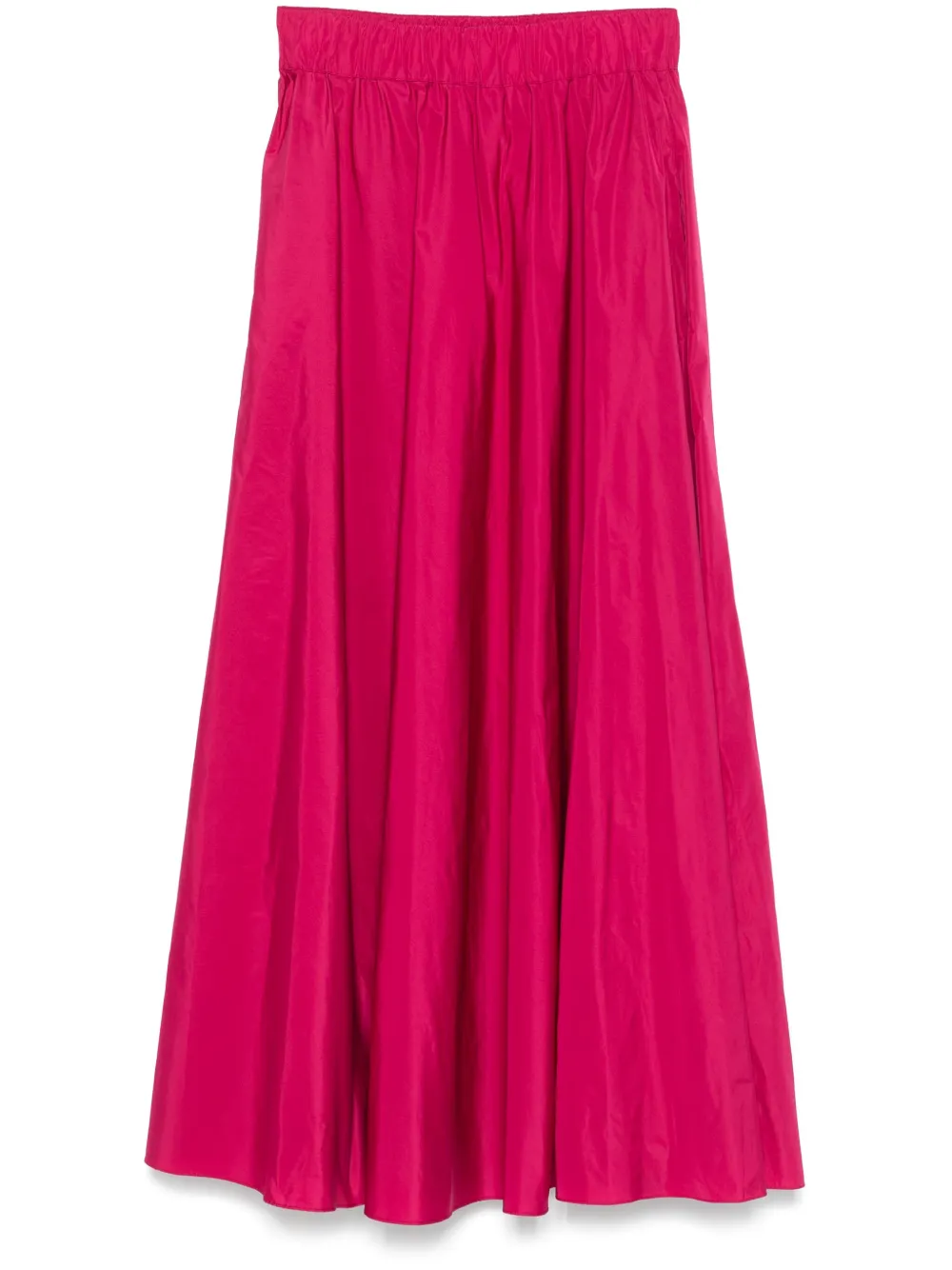 taffeta maxi skirt