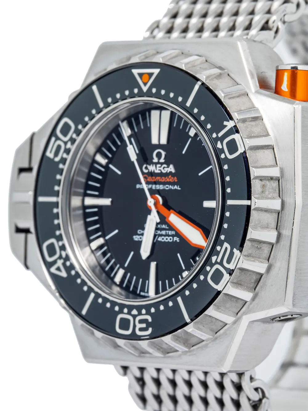 OMEGA Pre-owned Seamaster Ploprof 55 mm horloge - Zwart