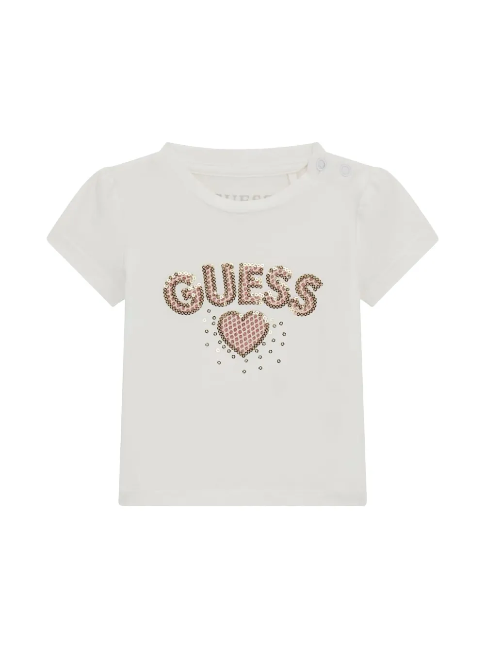 guess kids Rok met logoband Wit