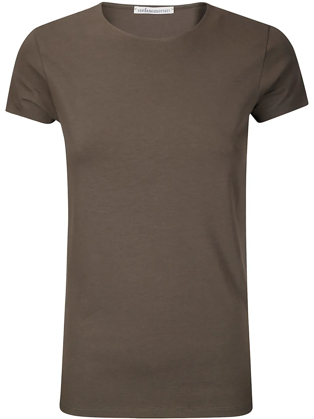 Stefano Mortari T-shirt met ronde hals Groen