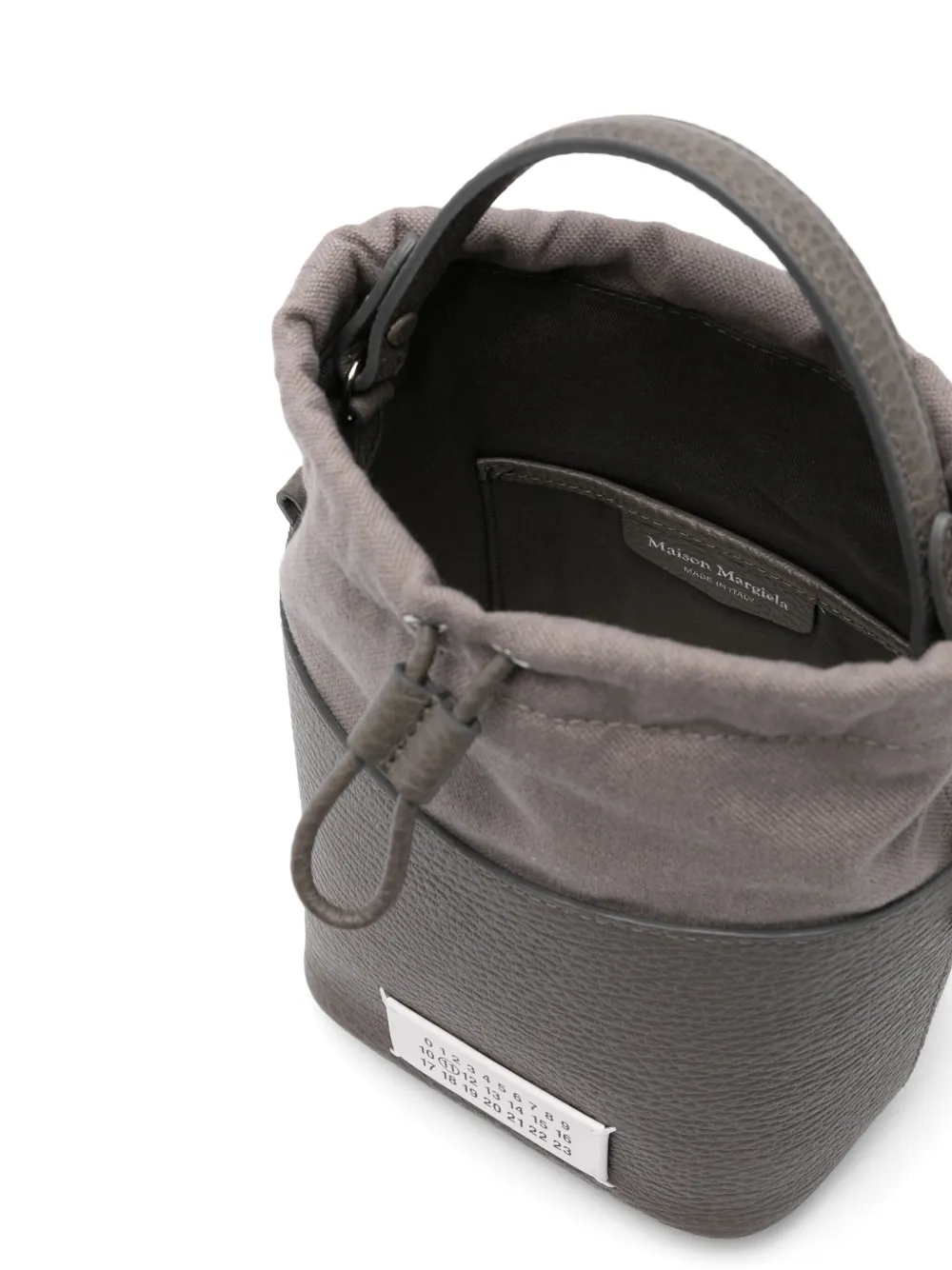 Maison Margiela 5AC kleine bucket-tas Grijs