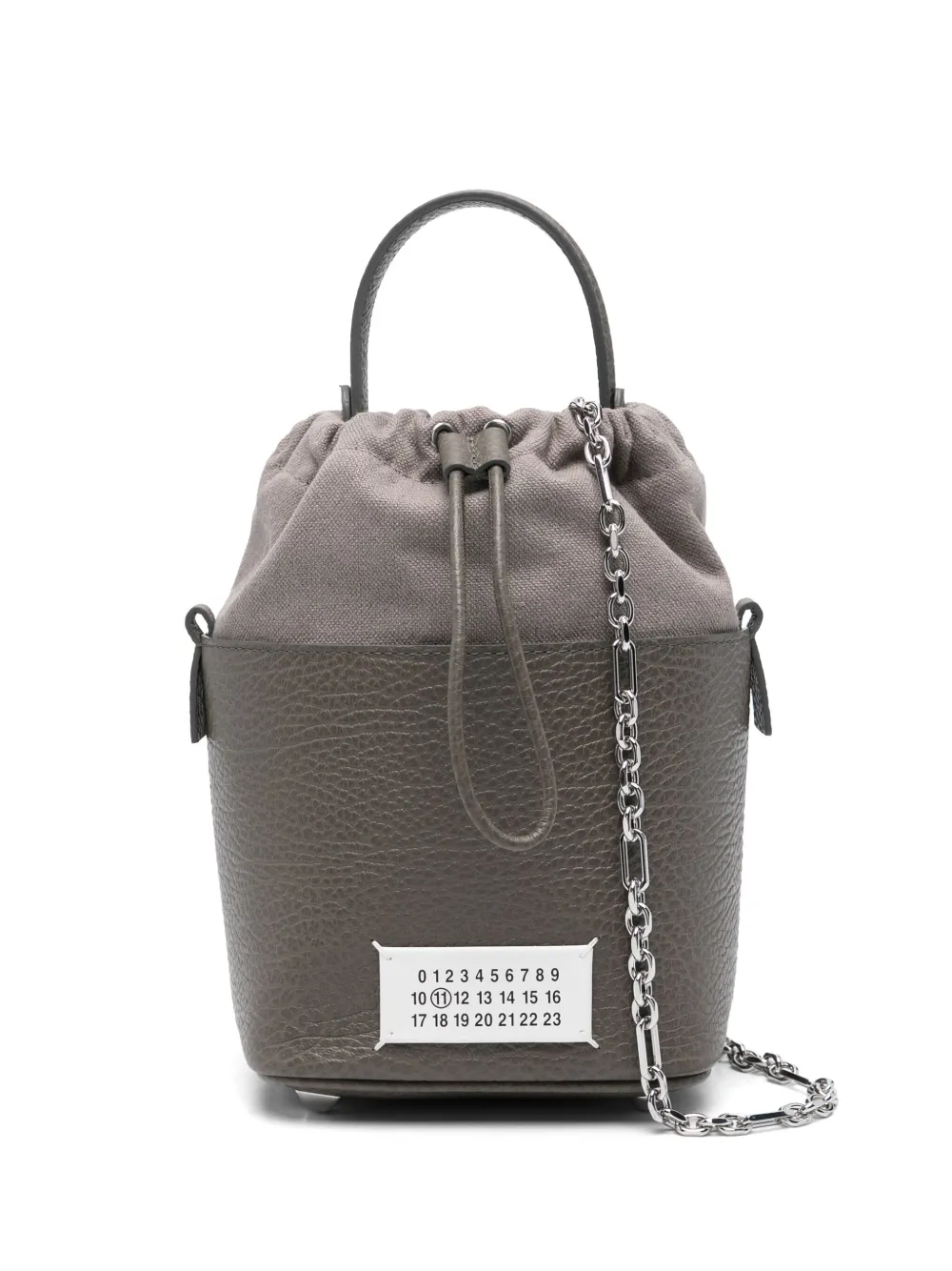 Maison Margiela 5AC kleine bucket-tas Grijs