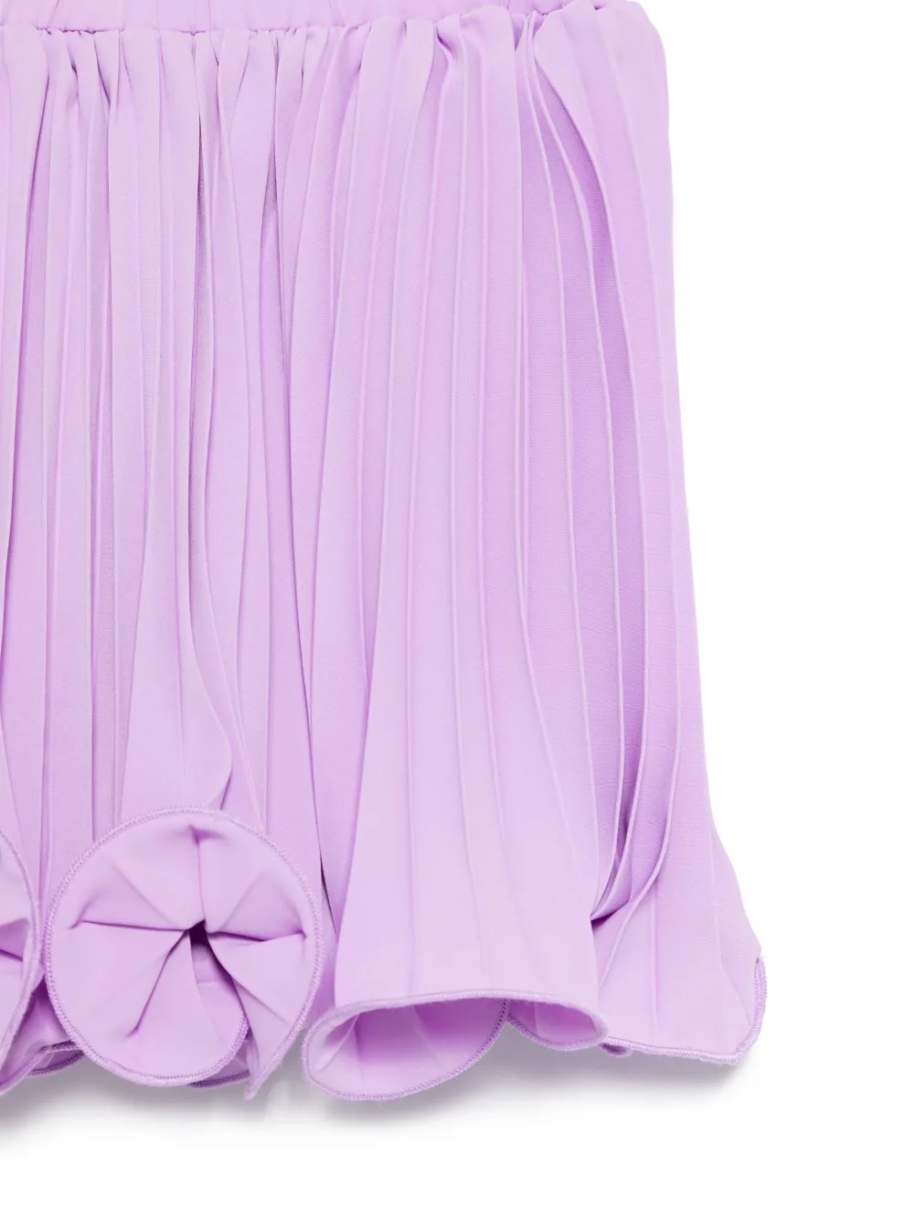 TWINSET Kids Crêpe-de-chine mini-rok met plooien Paars