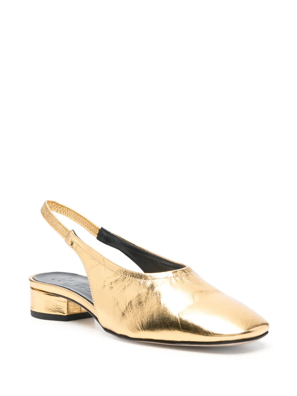 Aeyde 30 mm Dua slingback pumps - Goud