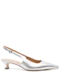 Aeyde 45mm Catrina slingback pumps - Grey