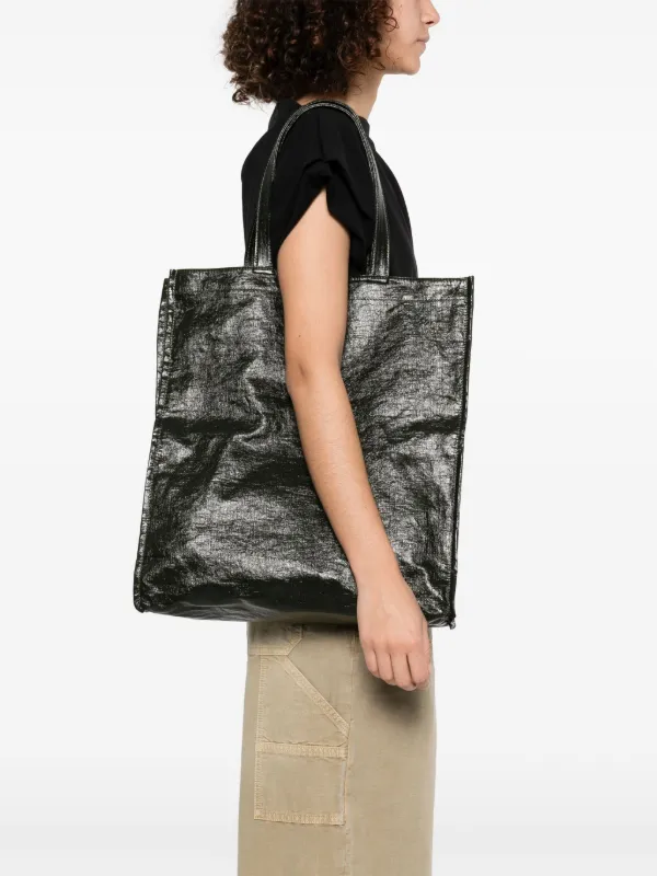 トートバッグ UMA WANG Woman Tote bags Green UB0063 UW490 Uma Wang Small Canvas Tote Bag | Green | FARFETCH