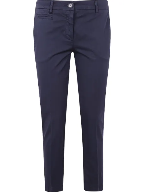 Pantalon à plaque logo - TWINSET - Modalova