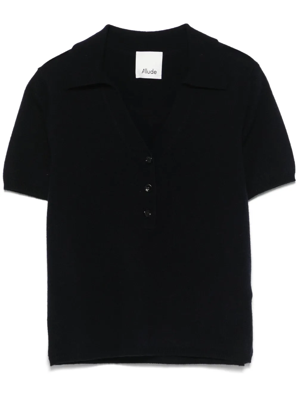 knitted polo top